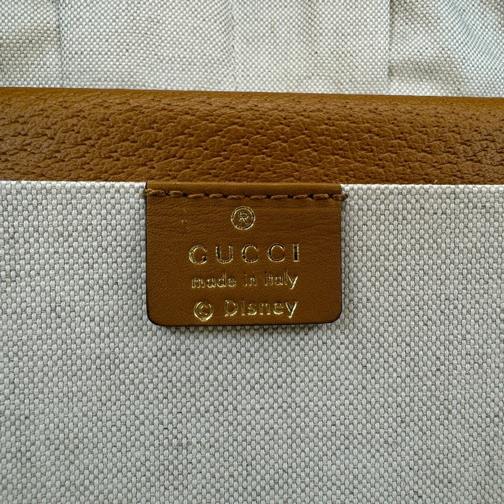 Gucci Disney Hat Box Mickey Mouse GG monogram travel trunk bag Luggage Rare - Picture 15 of 16